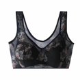 thumbnail image 1 of Patlollav Womens Plus-Size Bras Floral Lace Accessorized Daily Bra without Underwire, 1 of 3