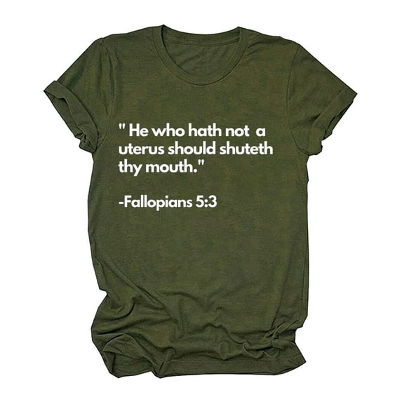 Patlollav Womens Plus Size Women Shirt Casual Letter Print Pullover Short Sleeve T-Shirt Tops