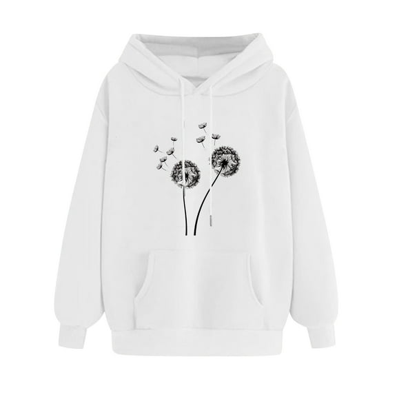 Patlollav Trendy Winter Sweatshirts for Women Long Sleeve Hoodies Fall Fashion Sweatshirt Pullover with Pocket