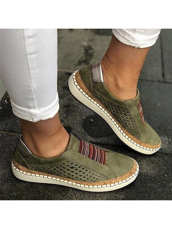 Patlollav Womens Shoes Women Fashion Big Size Hot Style Casual Ladies Single Shoes
