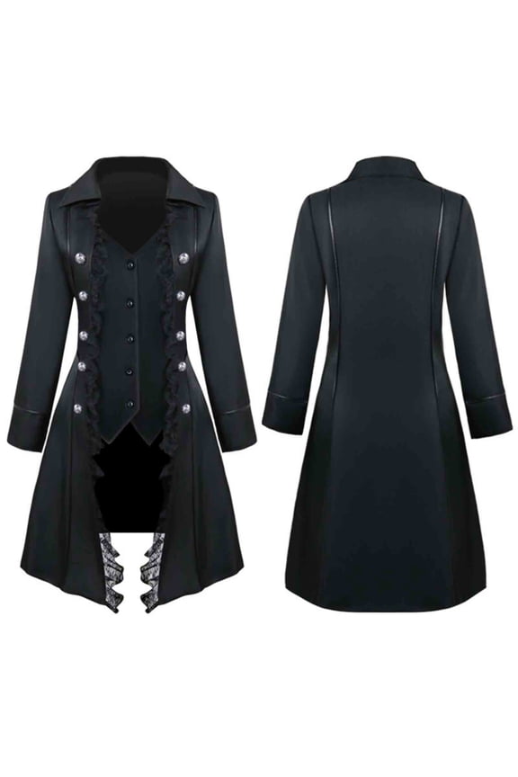 Womens Solid Color Suit Suit Office Three Cows Suit Black M