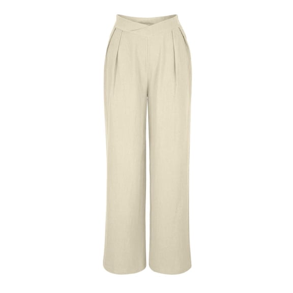 Patlollav Womens Solid Wide Leg Palazzo Lounge Pants Casual Straight Leg High Waist Stretch Pants