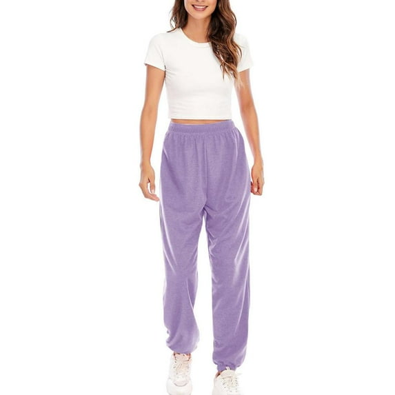 Patlollav Womens Sports Pants Trousers Jogging Sweatpants Jogger Pants S-2XL