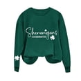 thumbnail image 1 of Patlollav Womens St. Patrick's Day Sweatshirts Tops, 1 of 6