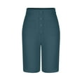 thumbnail image 1 of Patlollav Womens Summer High Waisted Shorts Summer Straight Wide Leg Short Stretchy Office Work Sport Shorts, 1 of 6