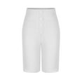 thumbnail image 1 of Patlollav Womens Summer High Waisted Shorts Summer Straight Wide Leg Short Stretchy Office Work Sport Shorts, 1 of 6