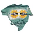 thumbnail image 1 of Patlollav Womens Summer Sexy Round-Neck Shirt Tie-Dye Mama Short Sleeve Letters Print Tees Tops, 1 of 6