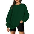 thumbnail image 1 of Patlollav Womens Sweatshirt Long Sleeve Round Neck Loose Solid Tops, 1 of 6