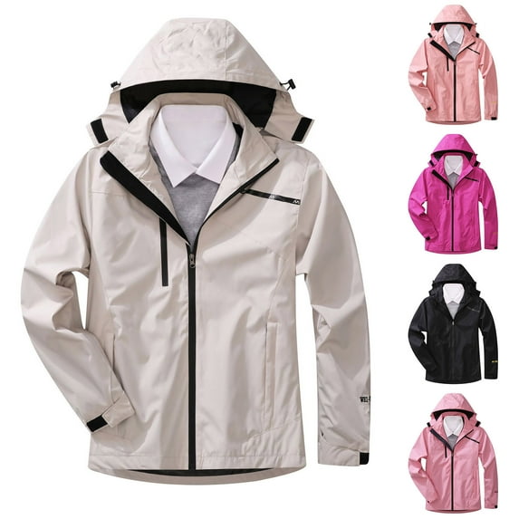 Patlollav Womens Thin Coat,Single Layer Diving Suit,Skiing,Breathable Couple Mountaineering Suit
