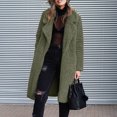 thumbnail image 1 of Patlollav Womens Top Socket Leopard Print Winter Thirt Comfortable Coat, 1 of 6
