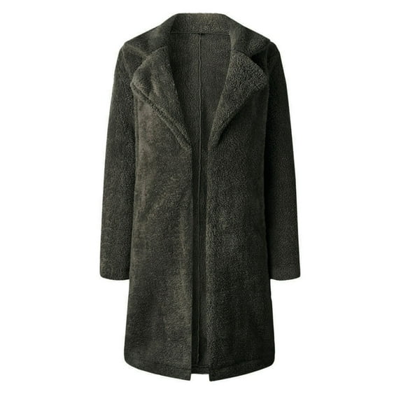 Patlollav Womens Top Socket Leopard Print Winter Thirt Comfortable Coat