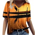 thumbnail image 1 of Patlollav Womens Tops Trendy Short Sleeve Shirts Spring V Neck Casual Blouses for Women Summer Tshirts, 1 of 6