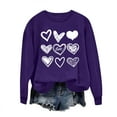 thumbnail image 1 of Patlollav Womens Valentine's Day Top Loose Fitting Sweater, 1 of 6