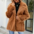 thumbnail image 1 of Patlollav Womens Warm Long Coats Ladies Jackets Winter Solid Outerwear, 1 of 6