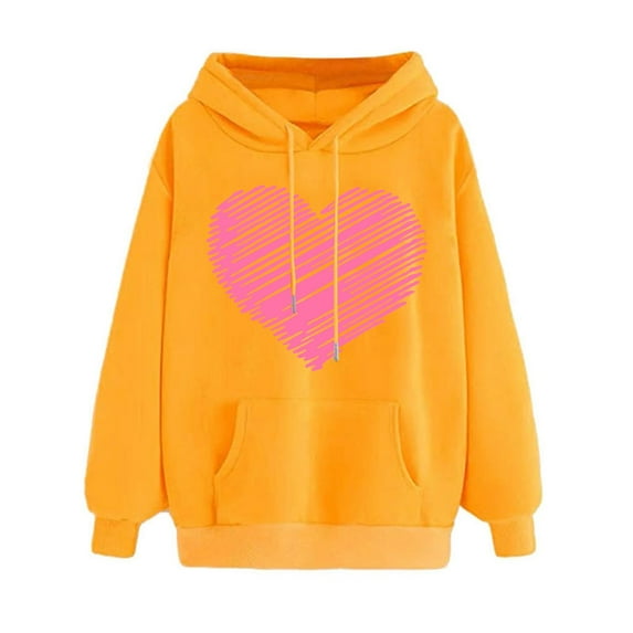 Patlollav Womens Hoodies & Sweatshirts,Long Sleeve Hoodies for Women Oversized Hooded Sweatshirt Casual Loose Pullover Tops with Pockets