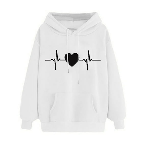 Patlollav Womens Winter Hoodie Sweatshirt Long Sleeve Comfortable Pullover Tops