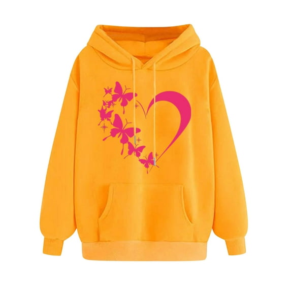 Patlollav Hoodies Woman Autumn Winter Hoodie Sweatshirt Long Sleeved Comfortable Pullover Tops with Pockets