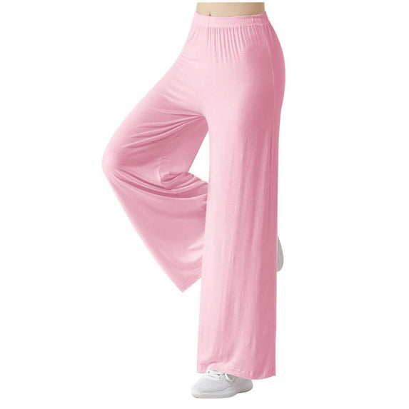 Patlollav Yoga Pants Womens Loose High Waist Wide Leg Pants Workout Out Leggings Trousers