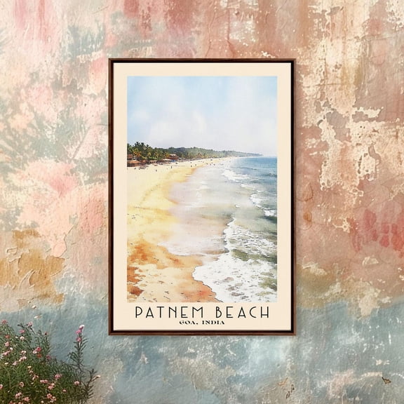 Patnem Beach Goa India Art Unframed Paper Print