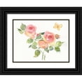 thumbnail image 1 of Paton, Julie 18x15 Black Ornate Wood Framed with Double Matting Museum Art Print Titled - Roses I, 1 of 4