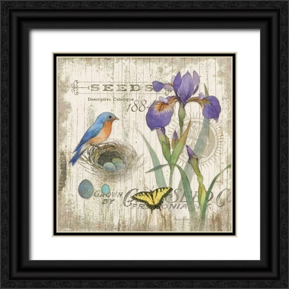 Paton, Julie 20x20 Black Ornate Wood Framed with Double Matting Museum Art Print Titled - Artists Journal I