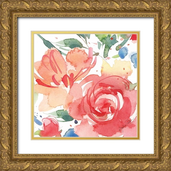 Paton, Julie 20x20 Gold Ornate Wood Framed with Double Matting Museum Art Print Titled - Sarafina I