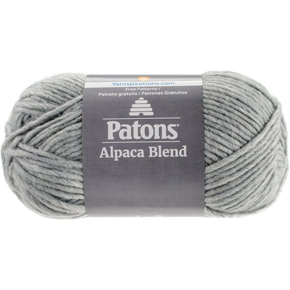 Patons Alpaca Natural Blends Yarn-Smoke