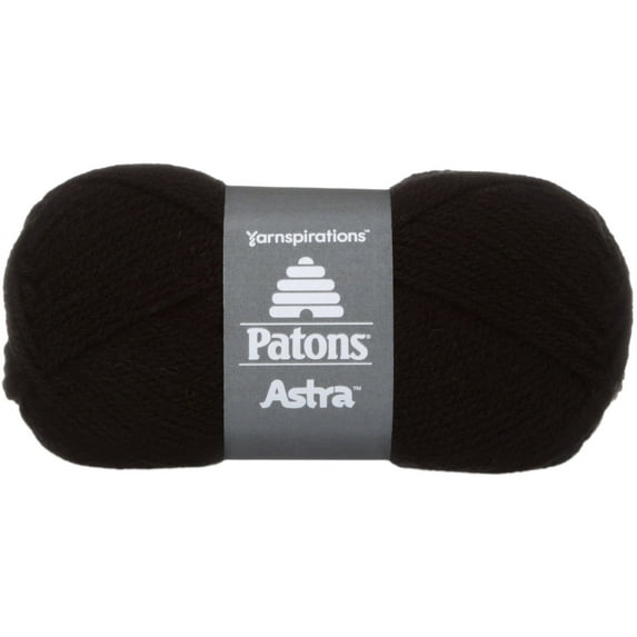 Patons Astra Yarn - Solids-Black