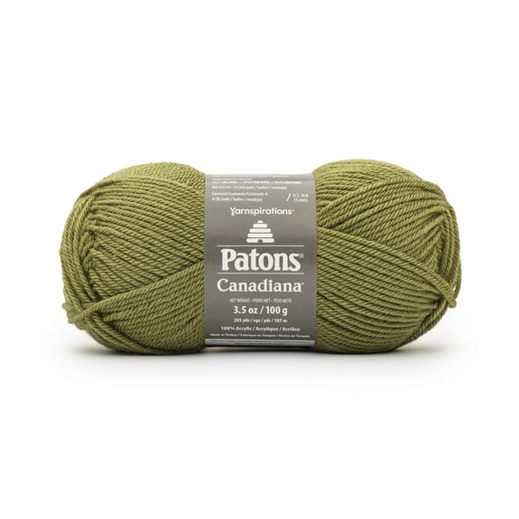 Patons Canadiana Yarn - Solids-Moss