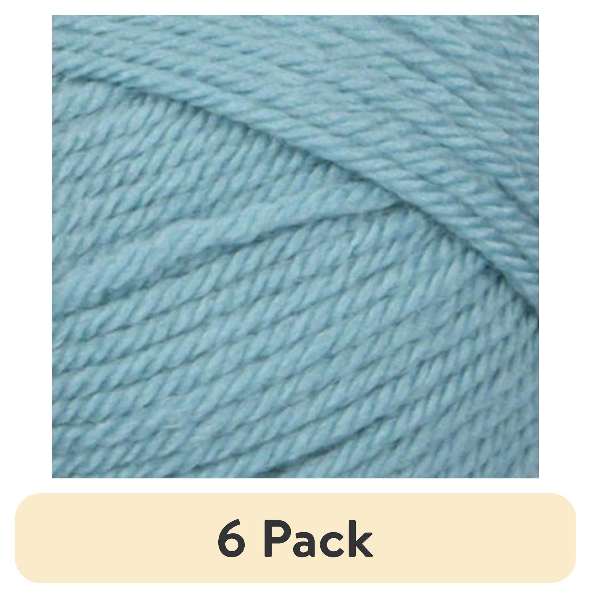 Patons Canadiana Yarn 6-Pack - White 100% Acrylic Medium Weight For Knitting & Crochet