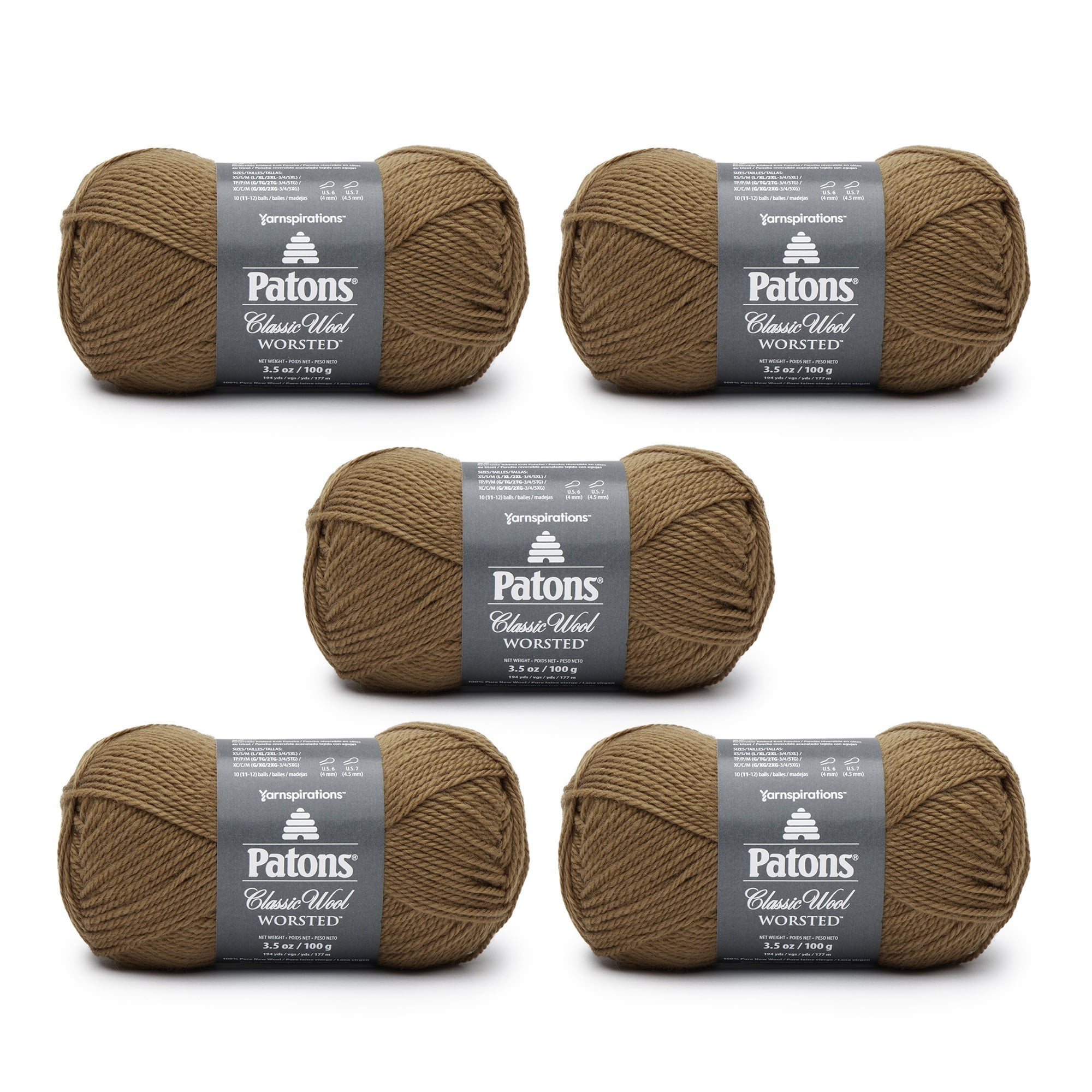 Super 120s Worsted Wool Fabric Nut Brown, by the yard