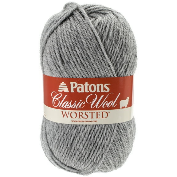 Patons Classic Wool Yarn-Grey Mix