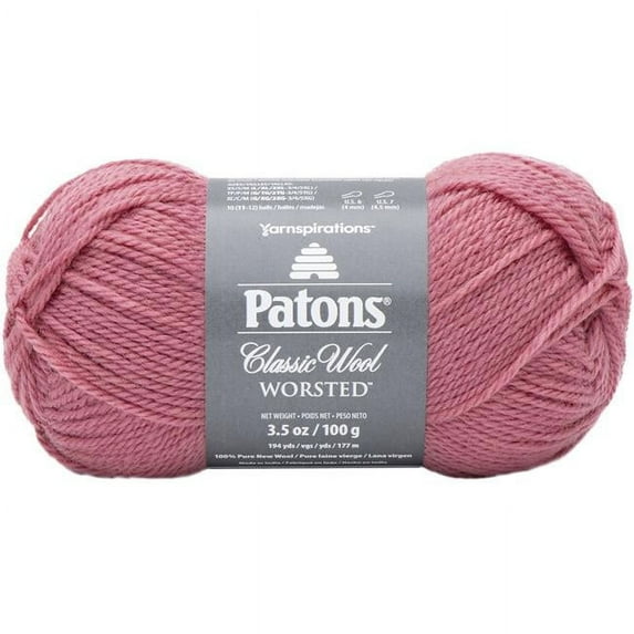Patons Classic Wool Yarn-Rose