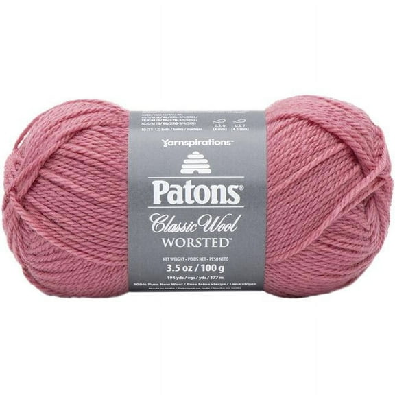 Patons Classic Wool Yarn-Rose