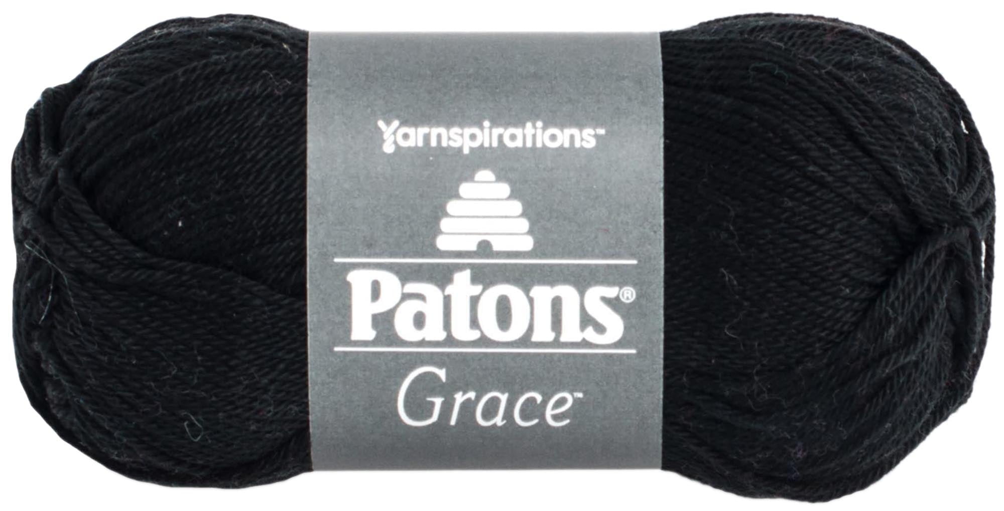 Patons Grace Night Yarn - 6 Pack of 1.75oz/50g - Cotton - 3 DK - 136 Yards - Knitting/Crochet