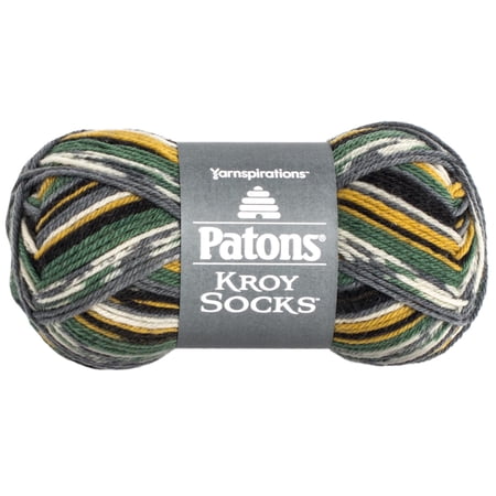 Patons Kroy Socks Yarn-Greener Pastures Jacquard