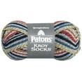 thumbnail image 1 of Patons Kroy Socks Yarn-Blue Striped Ragg, 1 of 2