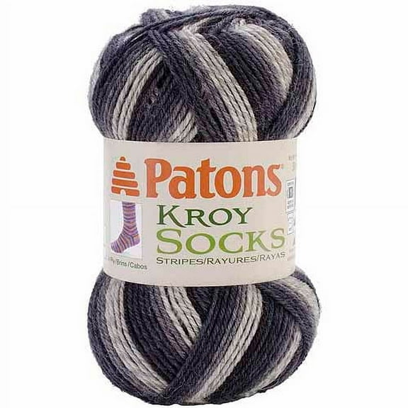 Patons Kroy Socks Yarn-Eclipse Stripes