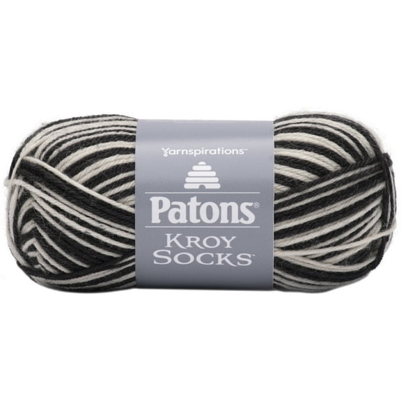 Patons Kroy Socks Yarn-Zebra Stripes