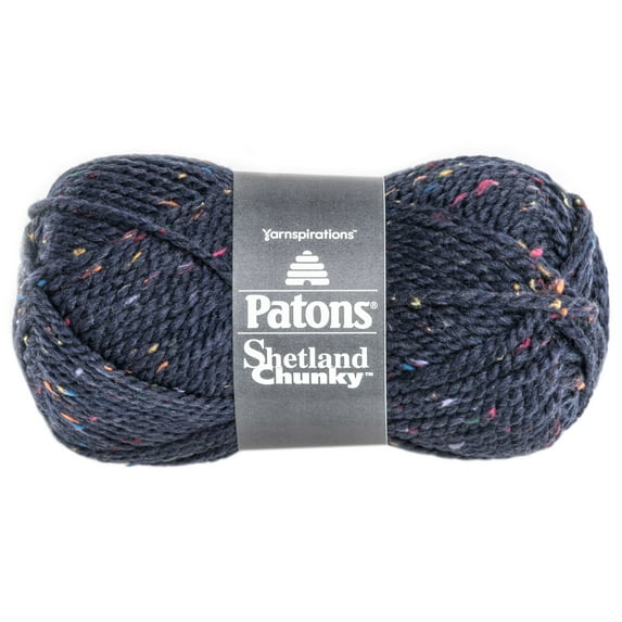 Patons Shetland Chunky Yarn - Tweeds-Medium Blue