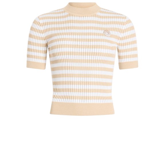 Patou Cotton Sweater With Striped Pattern (Women's)