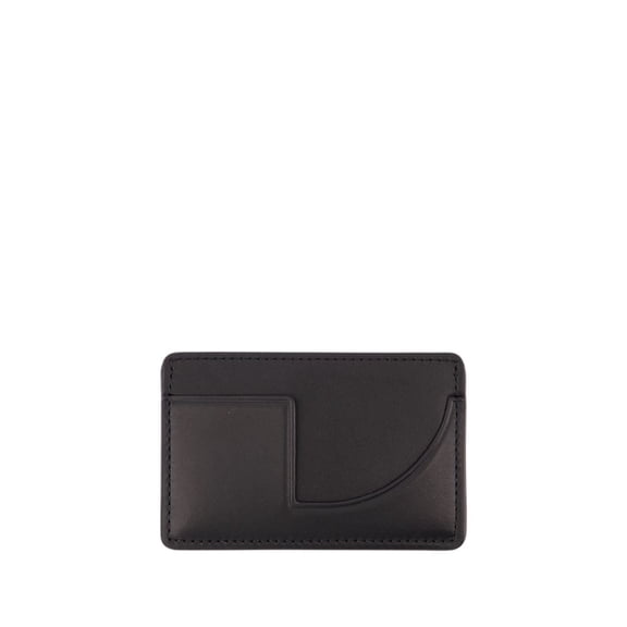 Patou Women's Jp Card Holder - Leather - Black Black