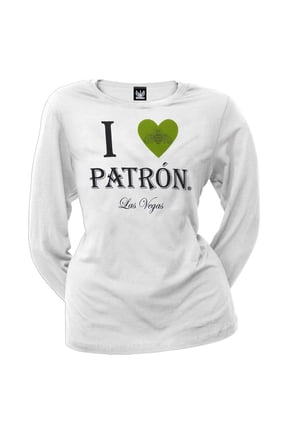 - I Love Patrn Juniors Long Sleeve T-Shirt