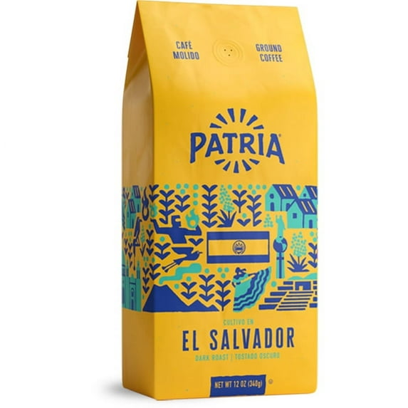 Patria El Salvador, Medium Roast Coffee, 12 Oz.