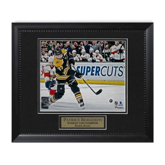 Patrice Bergeron Boston Bruins Photo Framed to 11x14