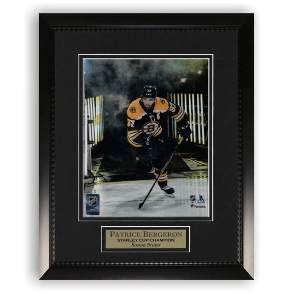 Patrice Bergeron Boston Bruins Photo Framed to 11x14