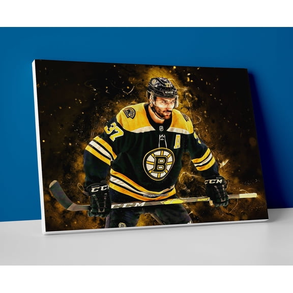 Patrice Bergeron Bruins Poster or Wrapped Canvas
