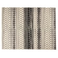 thumbnail image 1 of Patrice Indoor/Outdoor 7'10" x 10' Modern Area Rug, Black and Ivory, 1 of 7