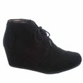 thumbnail image 1 of Patricia-1 Women's Casual Oxford Ankle Booties Lace up Low Wedge Shoes, 1 of 2