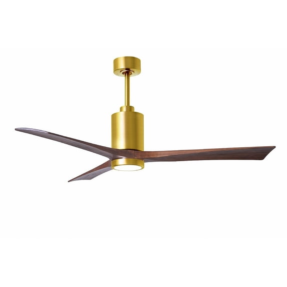 Matthews Fans - Patricia-3 Three Blade Ceiling Fan with LED Light Kit in
